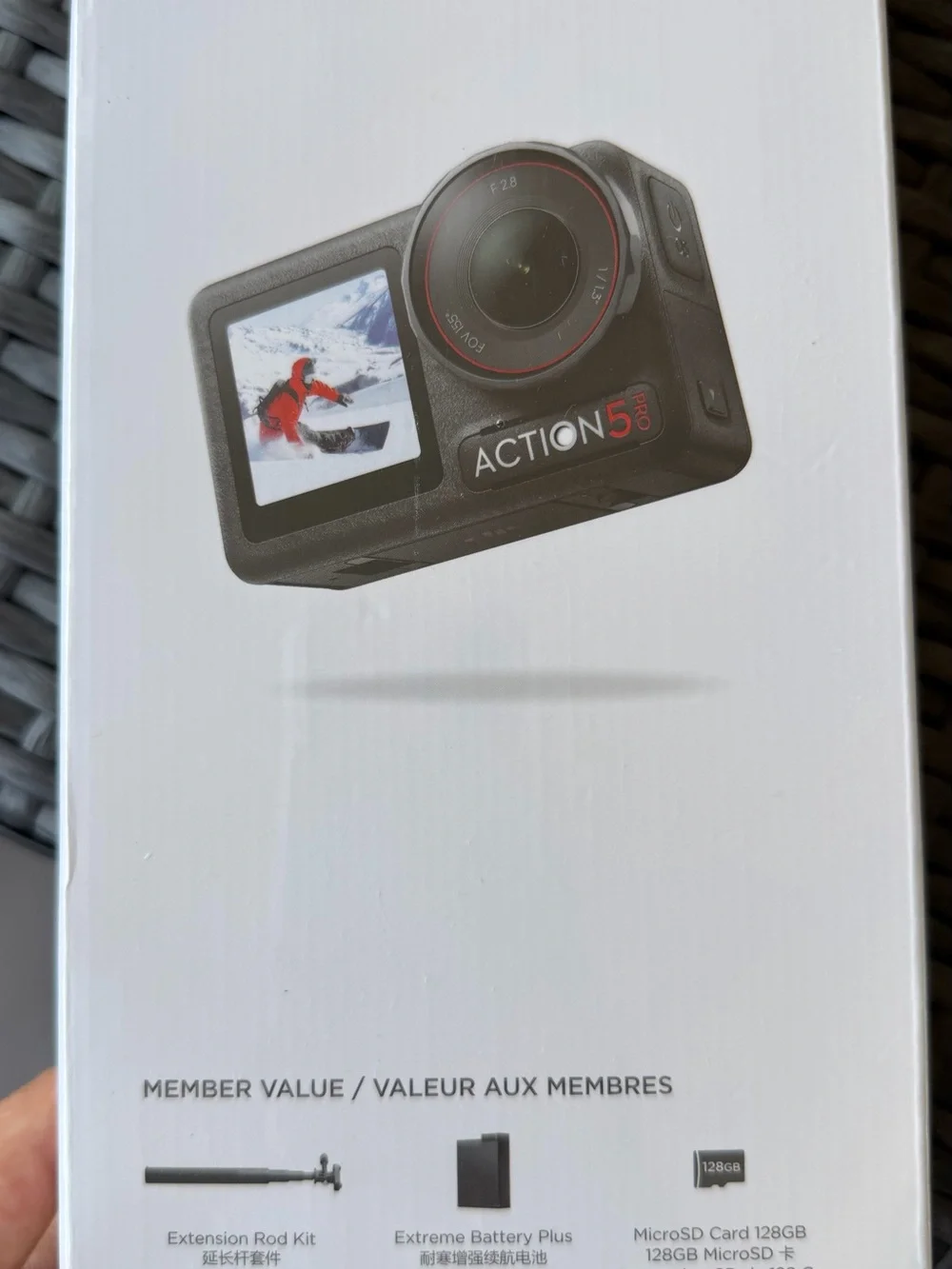 Brand New Sealed DJI Osmo Action 5 Pro Bundle + 128GB SD Card + Extra Battery